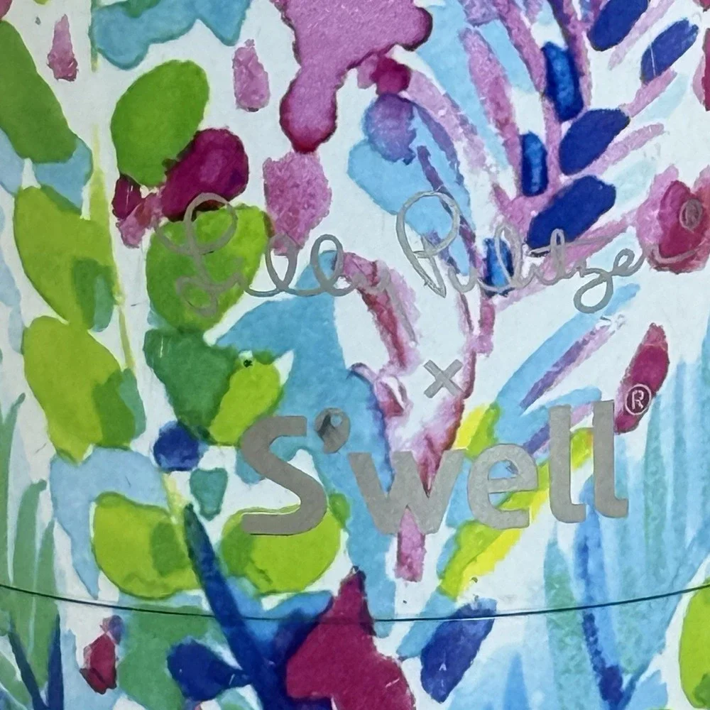 Swell x Lilly Pulitzer‎ Catch The Wave 2010 17oz Insulated Water Bottle Steel